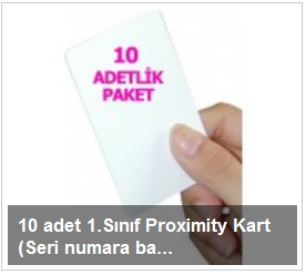 1.Sınıf Proximity Kart