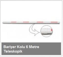Bariyer Kolu 6mt. Teleskopik