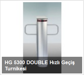 HG 5300 DOUBLE Hızlı Geçiş Turnikesi