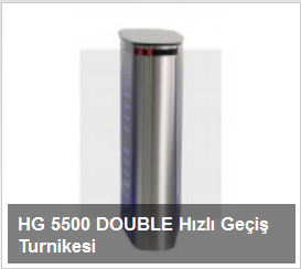 HG 5500 DOUBLE Hızlı Geçiş Turnikesi