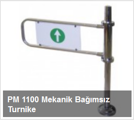 PM 1100 Mekanik Bağımsız Turnike