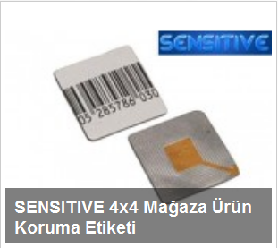 SENSITIVE 4×4 Mağaza Ürün Koruma Etiketi