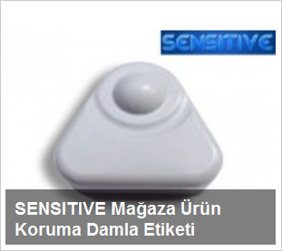 SENSITIVE Mağaza Ürün Koruma Damla Etiketi