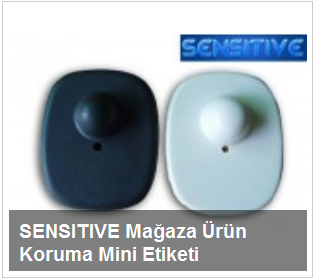 SENSITIVE Mağaza Ürün Koruma Mini Etiketi