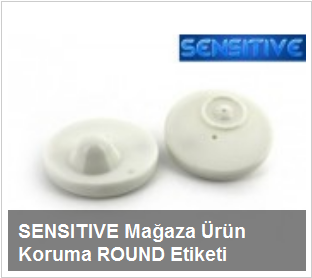 SENSITIVE Mağaza Ürün Koruma ROUND Etiketi