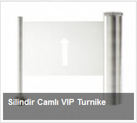 Silindir Camlı VIP Turnike