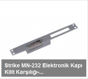 Strike MN-232 Elektronik Kapı Kilit Karşılığı-Basaj Kilit