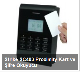 Strike SC403 Proximity Kart ve Şifre Okuyucu