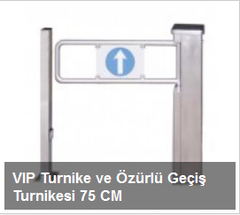 VIP Turnike ve Özürlü Geçiş Turnikesi 75 CM